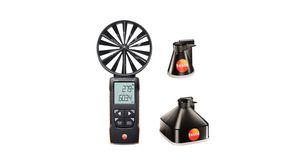Vane Anemometer with Measuring Funnels, 0.3 ... 20m/s, 0 ... 50°C